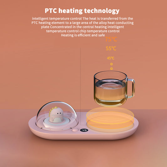 Calentador de Tazas Eléctrico Impermeable con Control Táctil