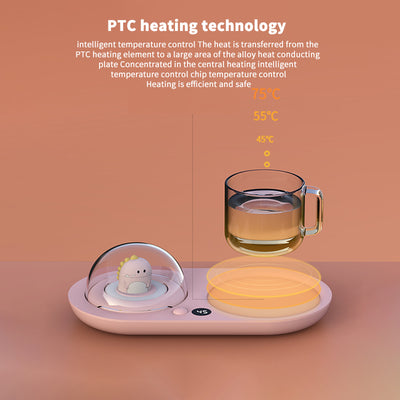 Calentador de Tazas Eléctrico Impermeable con Control Táctil