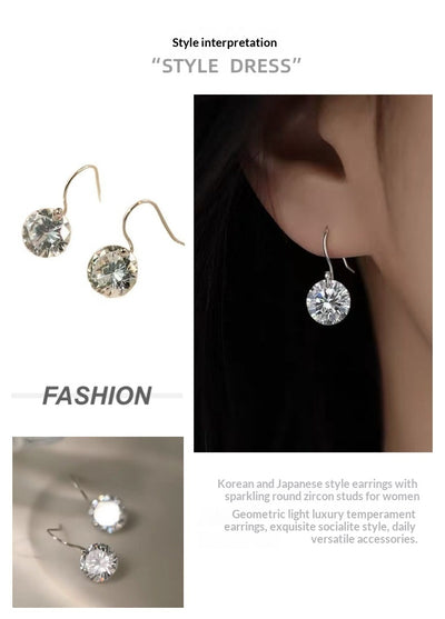 Aretes de Lujo Ligero Estilo Socialité - Accesorios Versátiles para Diario - Image 5