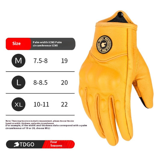 Guantes de Motociclista Retro Harley - Resistentes, Transpirables y Protegidos del Viento - Image 8