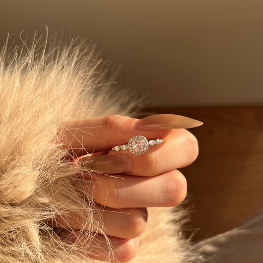Anillo de Plata Capas Cubo para Mujer - Image 16