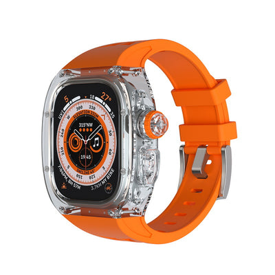 Funda Protectora Transparente 49mm con Silicona Translúcida para Reloj Inteligente - Image 5