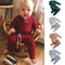 Conjunto Mameluco Infantil Manga Larga Color Liso