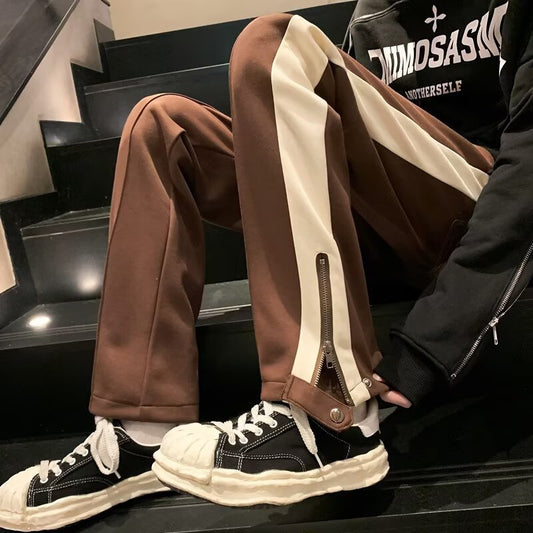 Pantalones Sueltos de Pierna Recta para Hombre - Comodidad de Verano - Image 2
