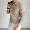 Suéter Tipo Polo de Seda Helada para Hombre - Diseño Sofisticado y Fresco