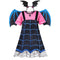 Vestido Vampiresa sin Mangas para Niñas - Disfraz Halloween