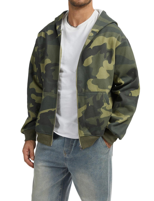 Sudadera con Cierre Estilo Camuflaje para Hombre - Image 19