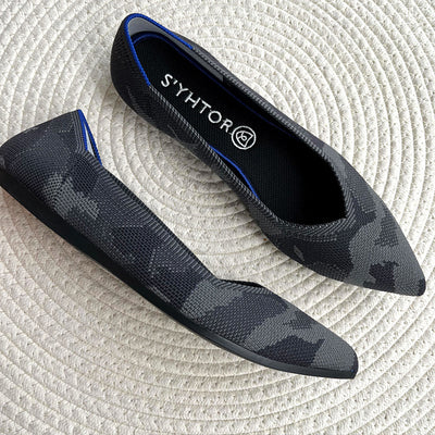 Zapatos de Tacón Punta Fina Tejidos Livianos para Mujer - Image 36