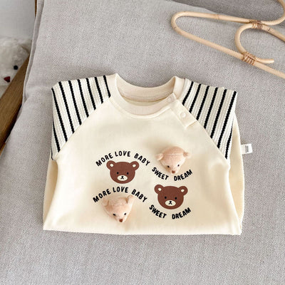 Mameluco para Bebé Minimalista con Diseño de Osito - Image 3