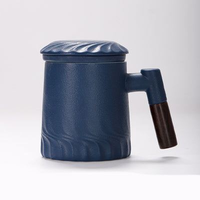 Taza Filtro de Cerámica para Té con Separador de Agua y Tapa - Image 25