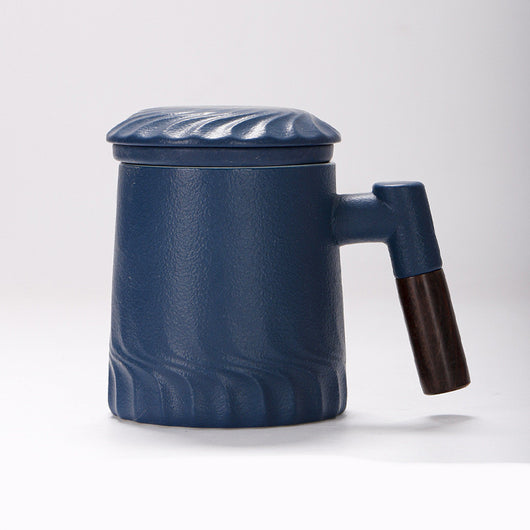 Taza Filtro de Cerámica para Té con Separador de Agua y Tapa - Image 25