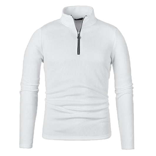 Suéter de Invierno para Hombre con Cierre de Cremallera en Cuello - Image 4