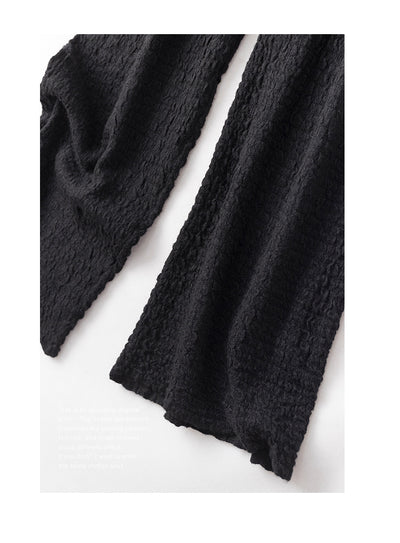 Pantalón Ancho de Lana Tejida con Caída Elegante para Mujer - Image 21