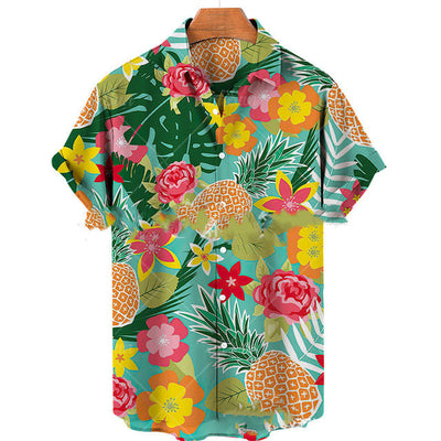 Camisa Casual Slim Fit con Estampado 3D para Hombre - Image 22