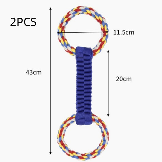 Juguete de Cuerda para Tirar Limpiador Dental Interactivo para Perros - Image 6