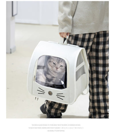 Mochila Transportadora para Gatos y Perros Pequeños - Bolsa Respirable Portátil - Image 14