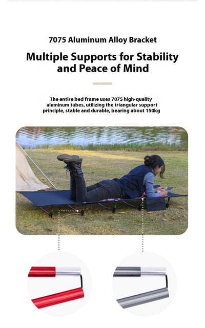 Cama Plegable de Aluminio Ultraligera para Camping y Descanso - Image 13