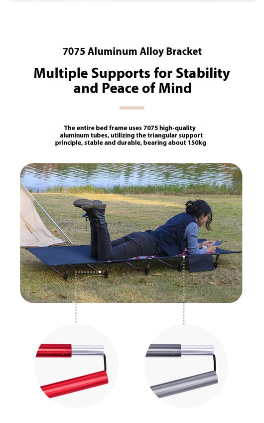 Cama Plegable de Aluminio Ultraligera para Camping y Descanso - Image 13