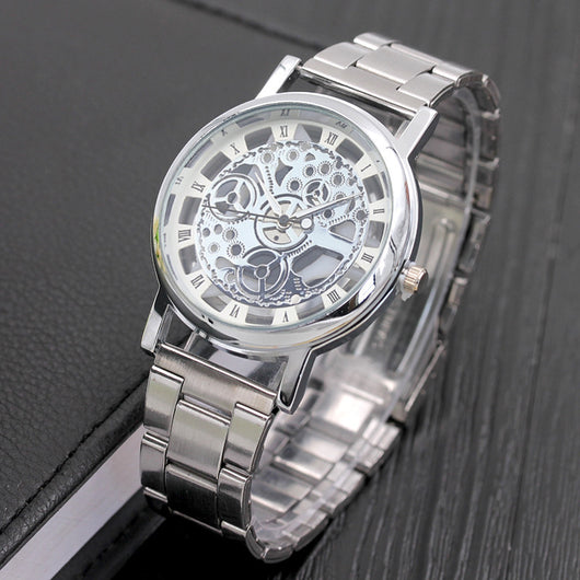 Reloj de Hombre Hueco de Aleación con Movimiento de Cuarzo - Diseño Moderno - Image 5