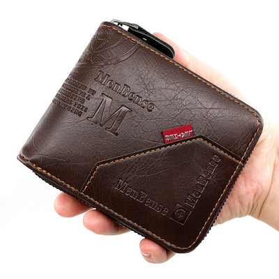 Billetera Hombre Tri-fold Capacidad Grande con Cadena y Múltiples Compartimentos - Image 7