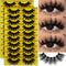 Pestañas Postizas 3D Multicapa - Pack de 10 Pares