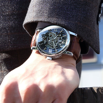 Reloj Automático para Hombre con Malla Metálica Tejida - Image 7