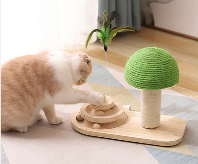 Árbol Rascador para Gatos con Pelotas de Sisal Doble - Image 6