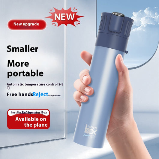 Refrigerador Portátil Mini con Cargador para Auto - Vaso Térmico Inteligente