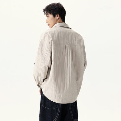 Chaqueta Camisa Retro para Hombre - Estilo Vintage Moderno - Image 3