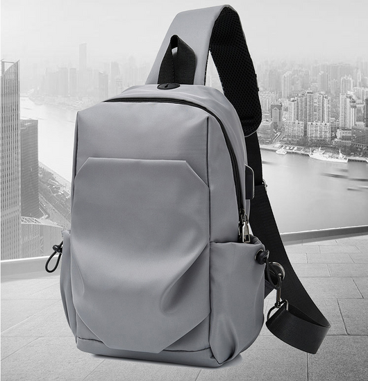 Bolsa de Pecho Impermeable con Carga USB - Diseño Plegable - Image 6