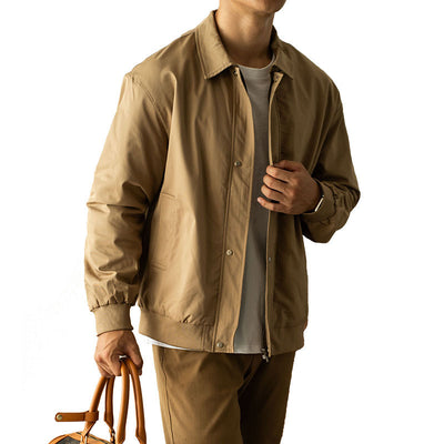 Camisa Antiarrugas Impermeable para Hombre - Colores Lisos, Sin Planchado - Image 5