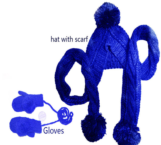 Gorro Tejido Mujer con Bufanda Integrada - Image 17