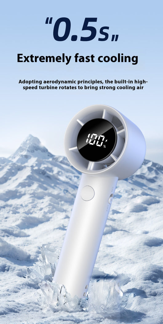 Ventilador Portátil de Alta Velocidad con Viento Ajustable - Resistencia Extrema - Image 10