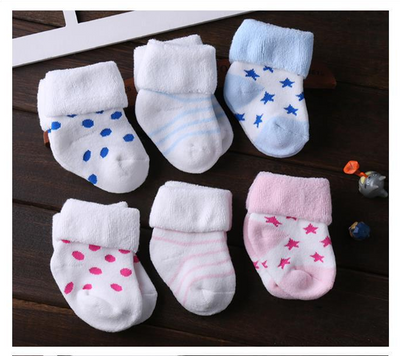Calcetines de Algodón Acolchados para Bebés Recién Nacidos - Image 10