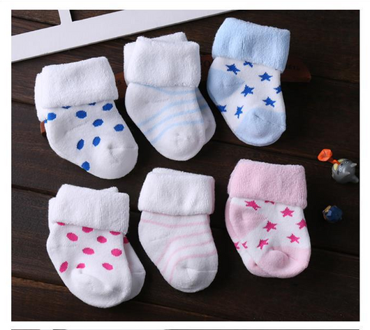 Calcetines de Algodón Acolchados para Bebés Recién Nacidos - Image 10