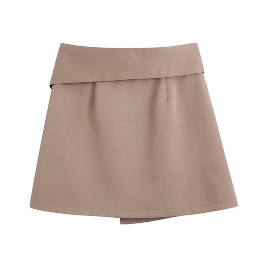 Falda Elegante de Cintura Alta con Diseño Asimétrico - Image 2