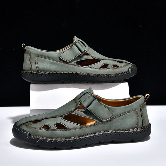 Sandalias Cerradas Tejidas a Mano para Hombre - Transpirables y Cómodas - Image 19