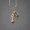 Mens Halloween Weird Personality Pendant Necklace Fashion Jewelry Dorado