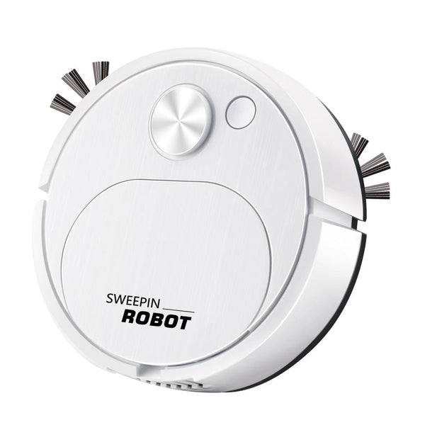 Robot Aspirador Inteligente Recargable USB - Limpieza Automática del Hogar