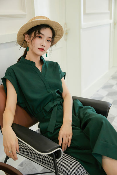Jumpsuit Ajustado de Cintura Alta y Pantalón Capri para Mujer - Image 13