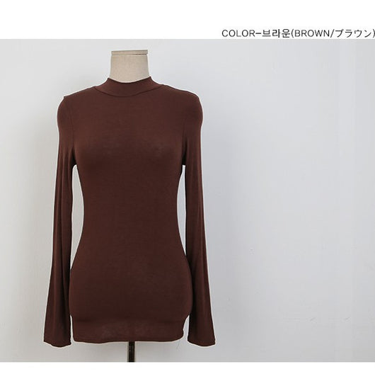 Blusa Ajustada Cuello Alto Vanilla Green - Colección Otoño Invierno - Image 3