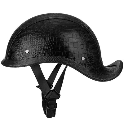 Casco Retro de Cuero PU Estilo Clásico - Image 4