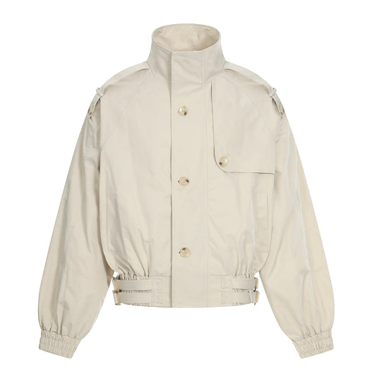 Chaqueta Casual Retro para Hombre con Cuello Alzado - Image 12