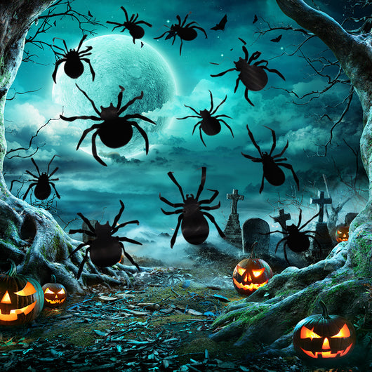 Pegatinas Murales 3D de Murciélagos y Arañas para Halloween - Set de 12 Piezas - Image 11