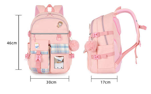 Mochila Escolar Ligera y Adorable con Diseño de Dibujos Animados - Image 24