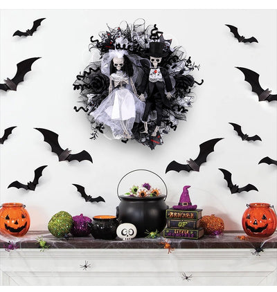 Guirnalda de Calaveras Novios Halloween - Decoración de Terror y Misterio - Image 12