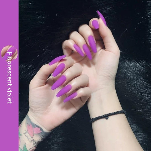 Manicura Fluorescente Estilo Europeo Americano para Discoteca - Image 9