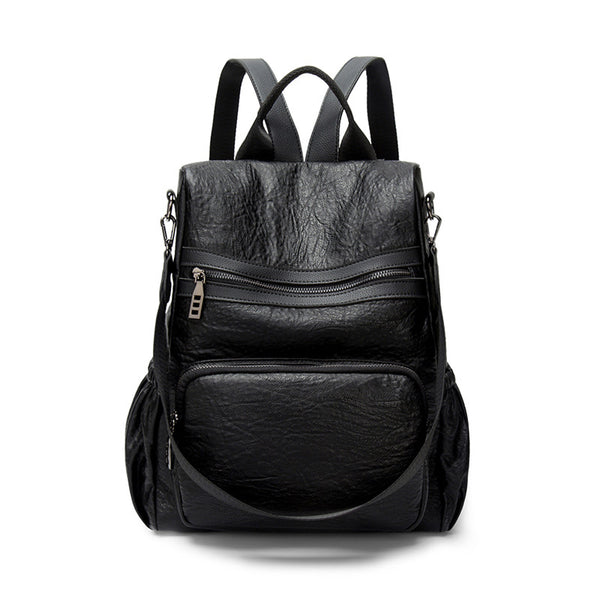 Mochila Casual Coreana para Mujer - Cuero Suave Versátil - Image 3
