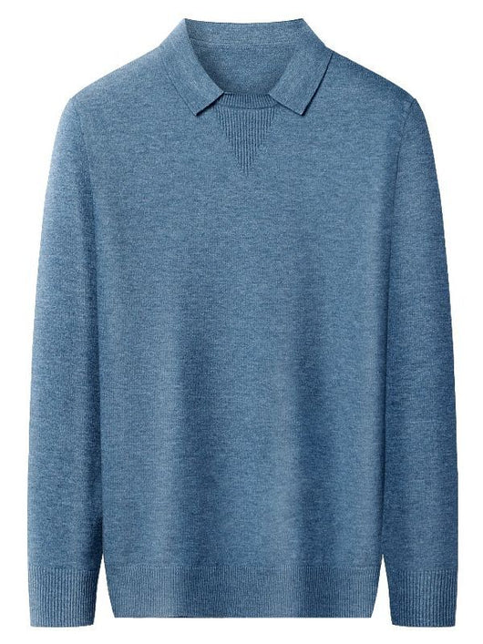 Suéter Tipo Polo de Punto - Pullover Casual de Moda - Image 3