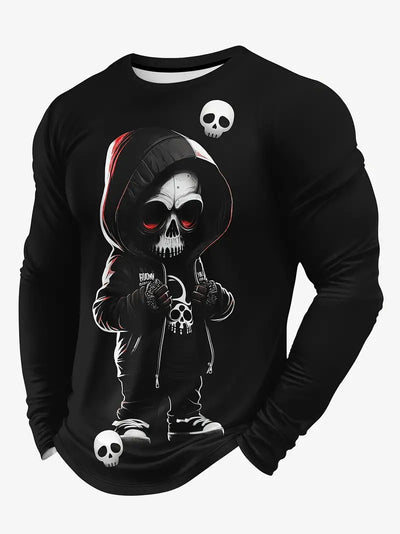 Camiseta Manga Larga Hombre Estilo Trendy Primavera Otoño - Image 22